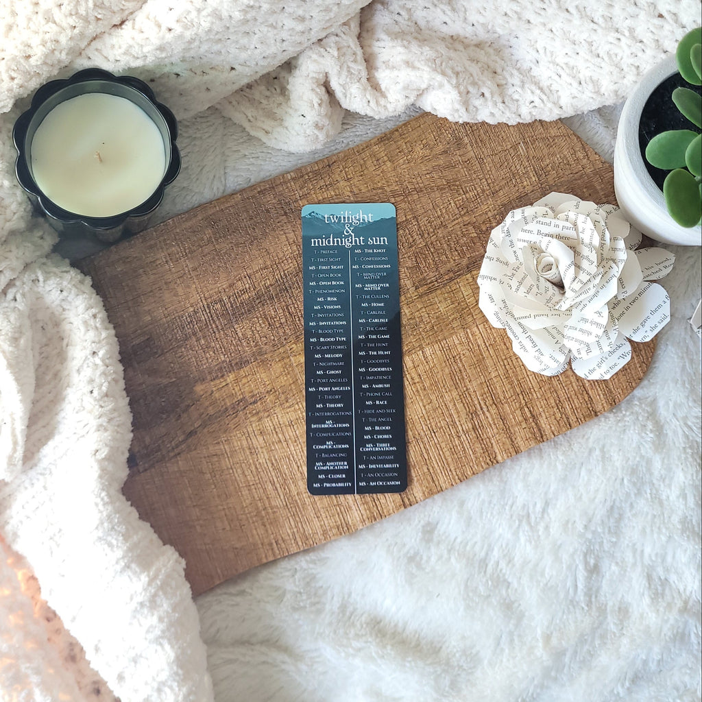 Twilight & Midnight Sun Tandem Read Guide Bookmark