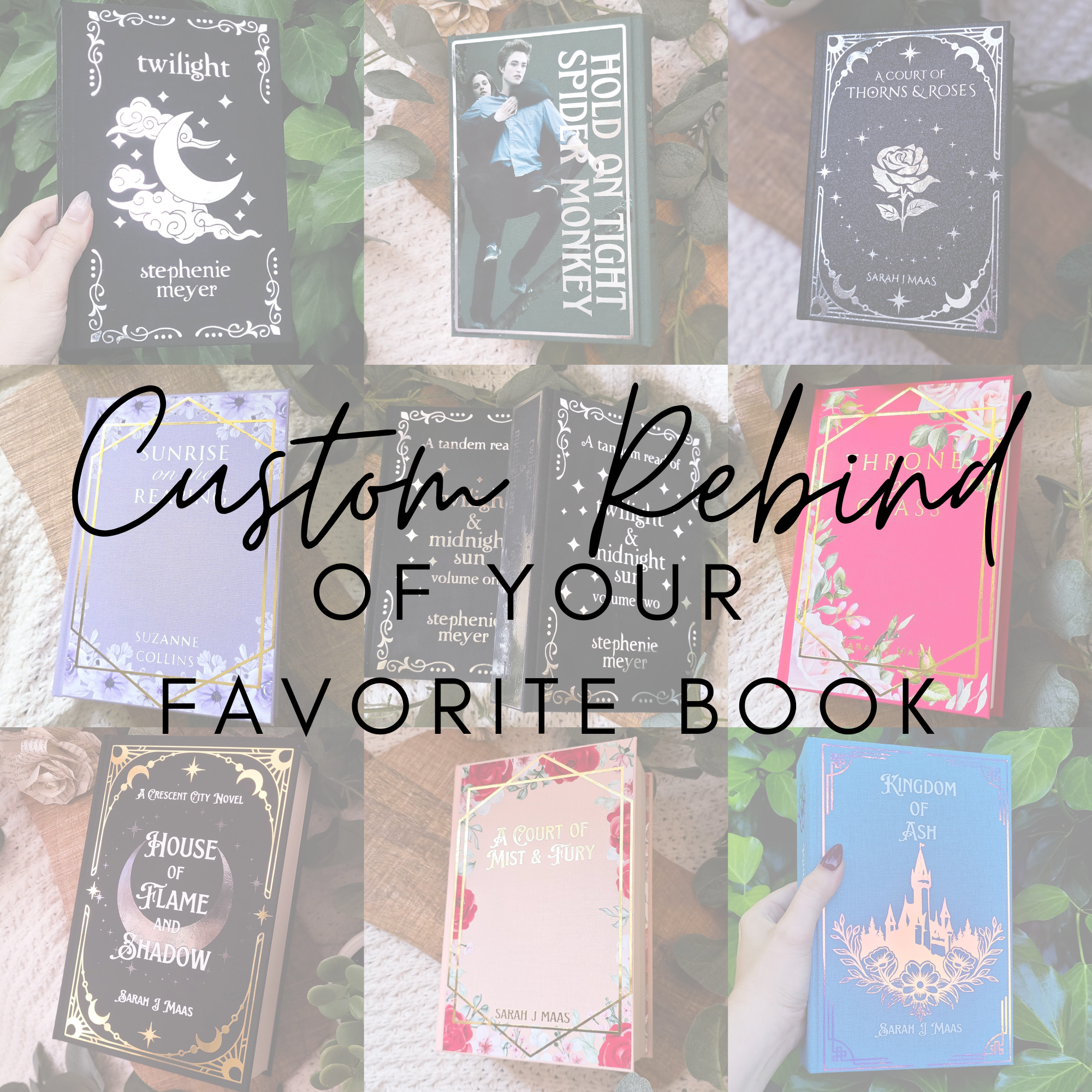 Custom Rebound Book – Handmade Special Edition, Personalized Bookbinding