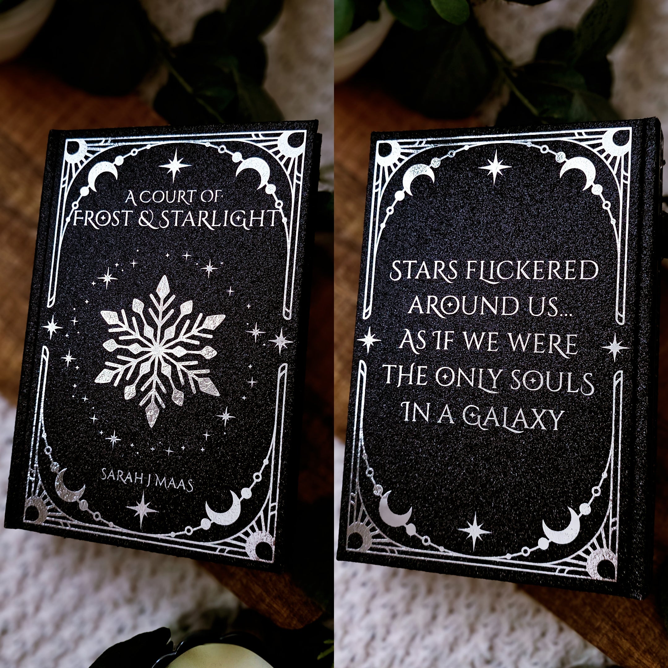 A Court of Thorns and Roses Series by Sarah J. Maas | Black Glitter Edition