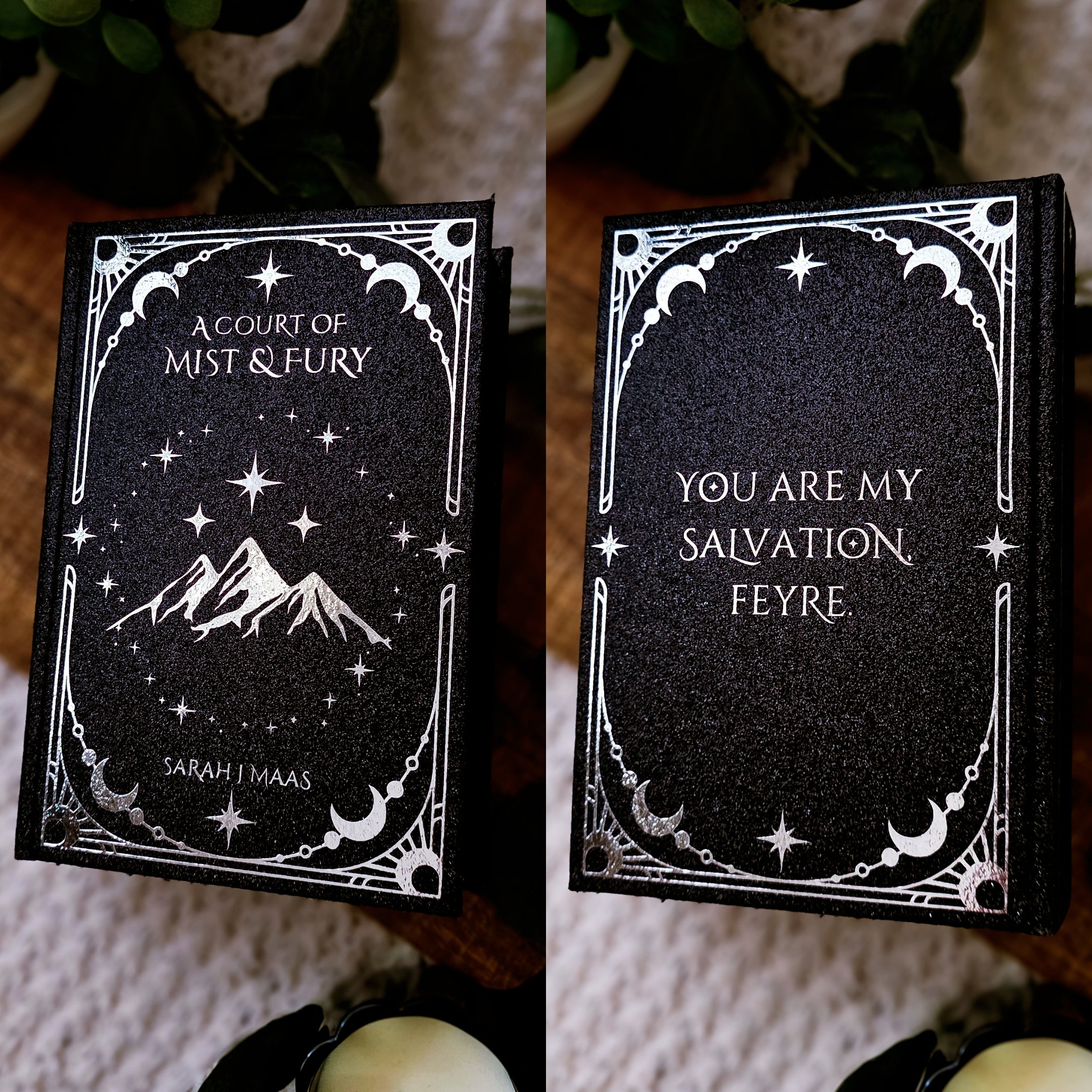 A Court of Thorns and Roses Series by Sarah J. Maas | Black Glitter Edition