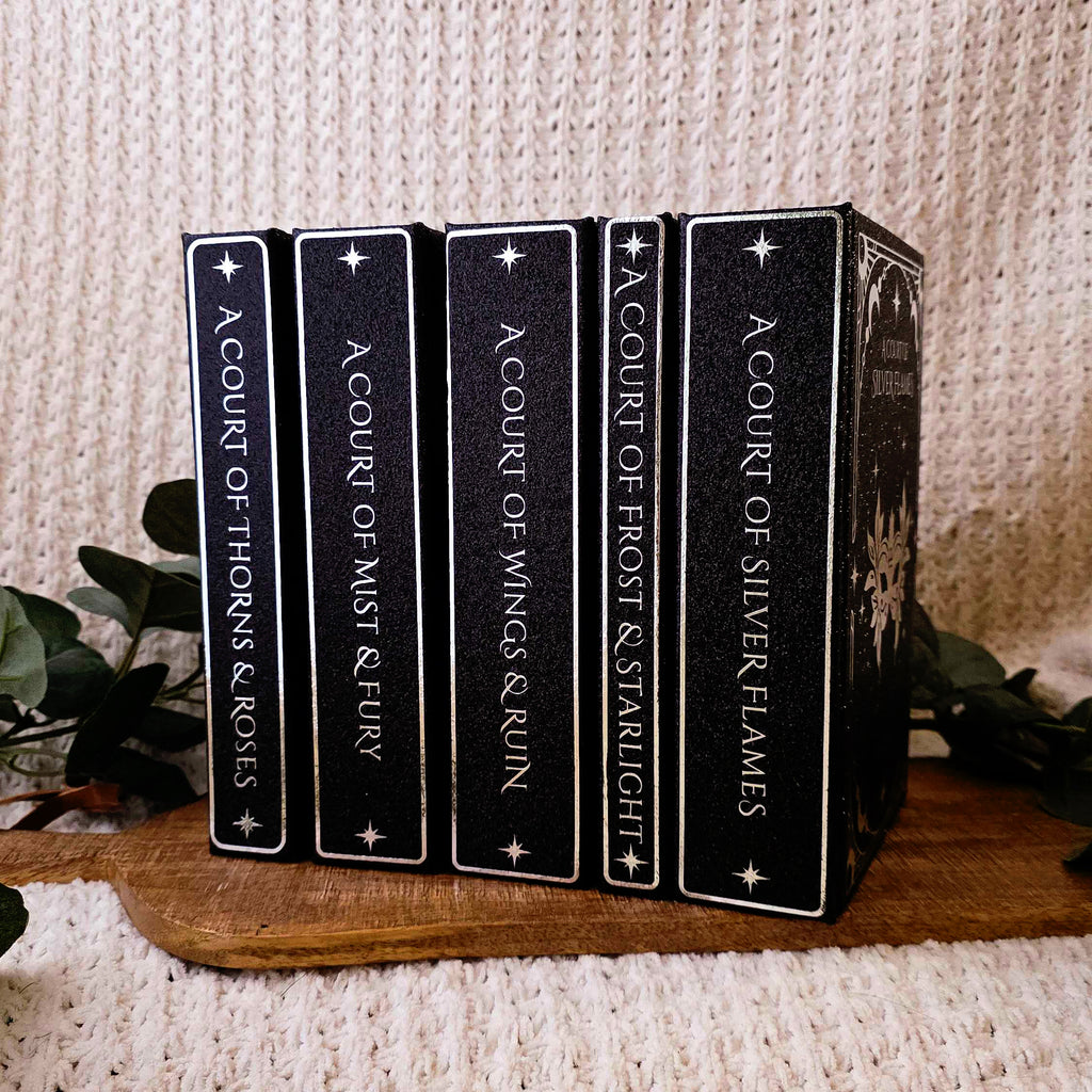 A Court of Thorns and Roses Series by Sarah J. Maas | Black Glitter Edition