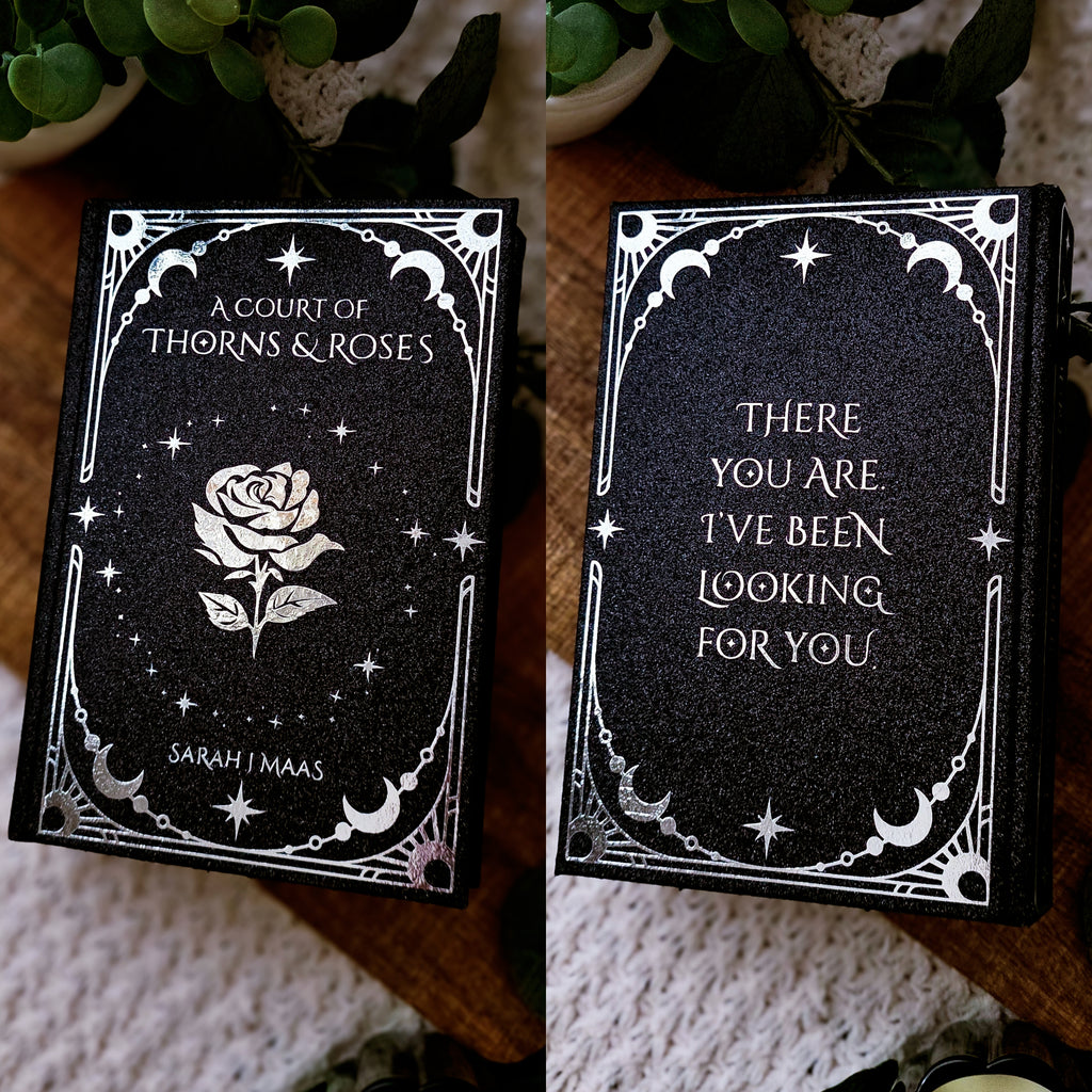 A Court of Thorns and Roses Series by Sarah J. Maas | Black Glitter Edition