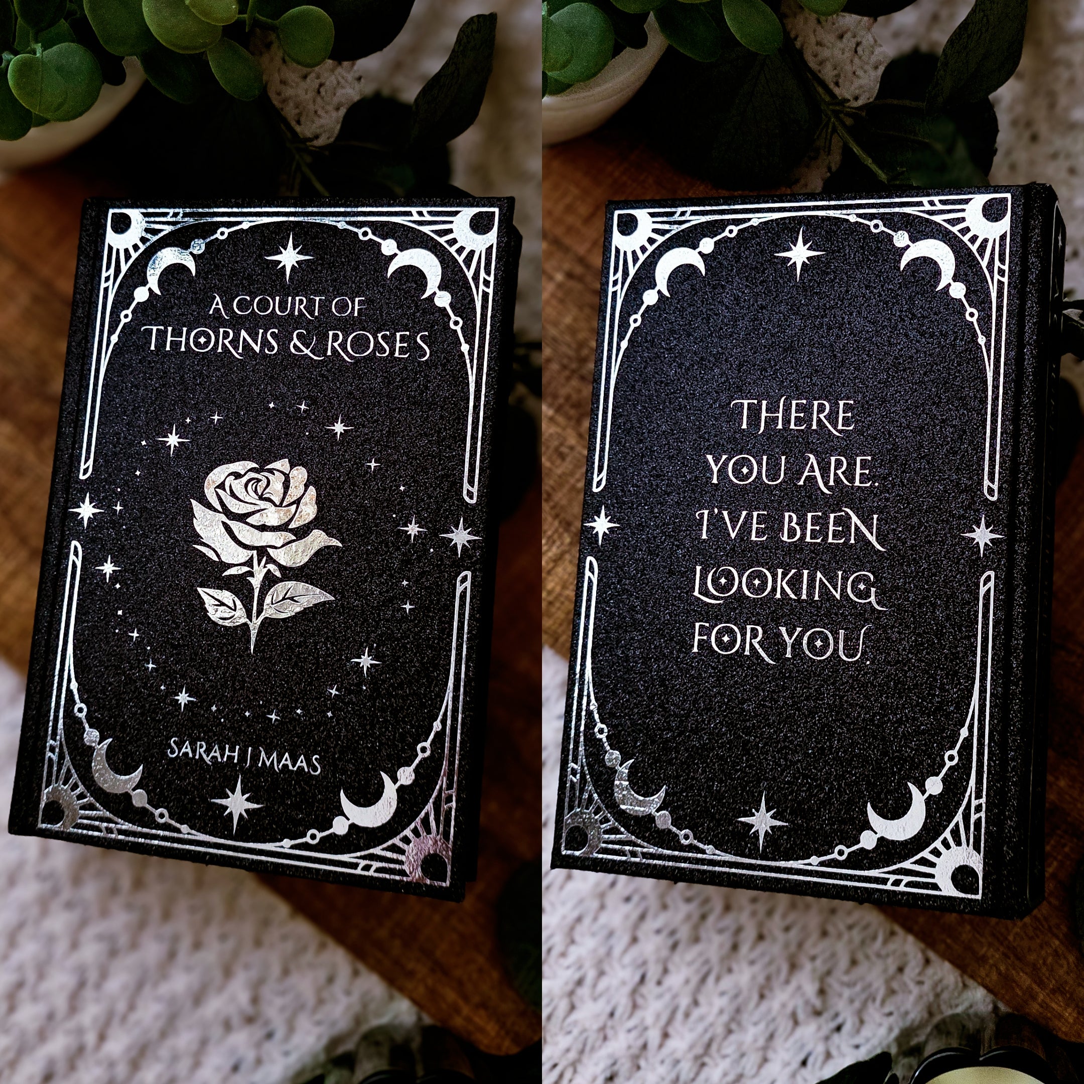 A Court of Thorns and Roses Series by Sarah J. Maas | Black Glitter Edition