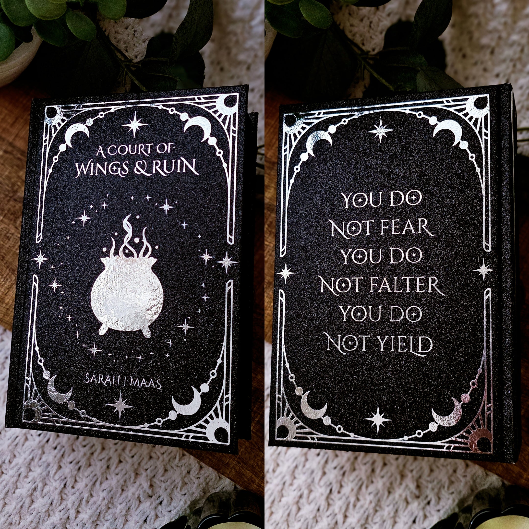 A Court of Thorns and Roses Series by Sarah J. Maas | Black Glitter Edition