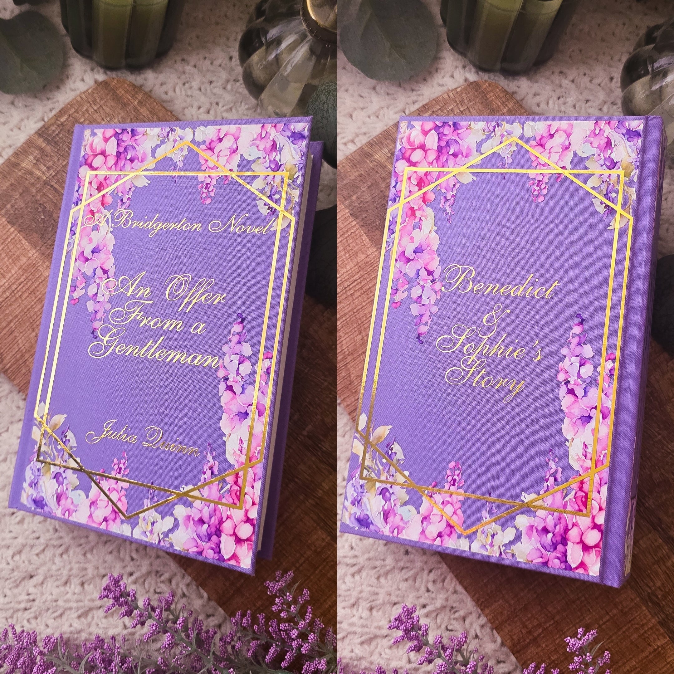 Floral Bridgerton Rebind | Bridgerton by Julia Quinn