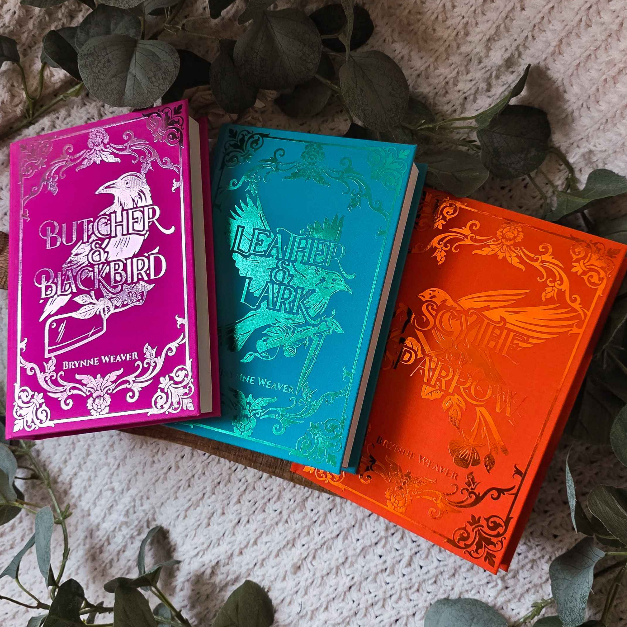 The Ruinous Love Trilogy | Butcher and Blackbird, Leather and Lark, Scythe and Sparrow by Brynne Weaver
