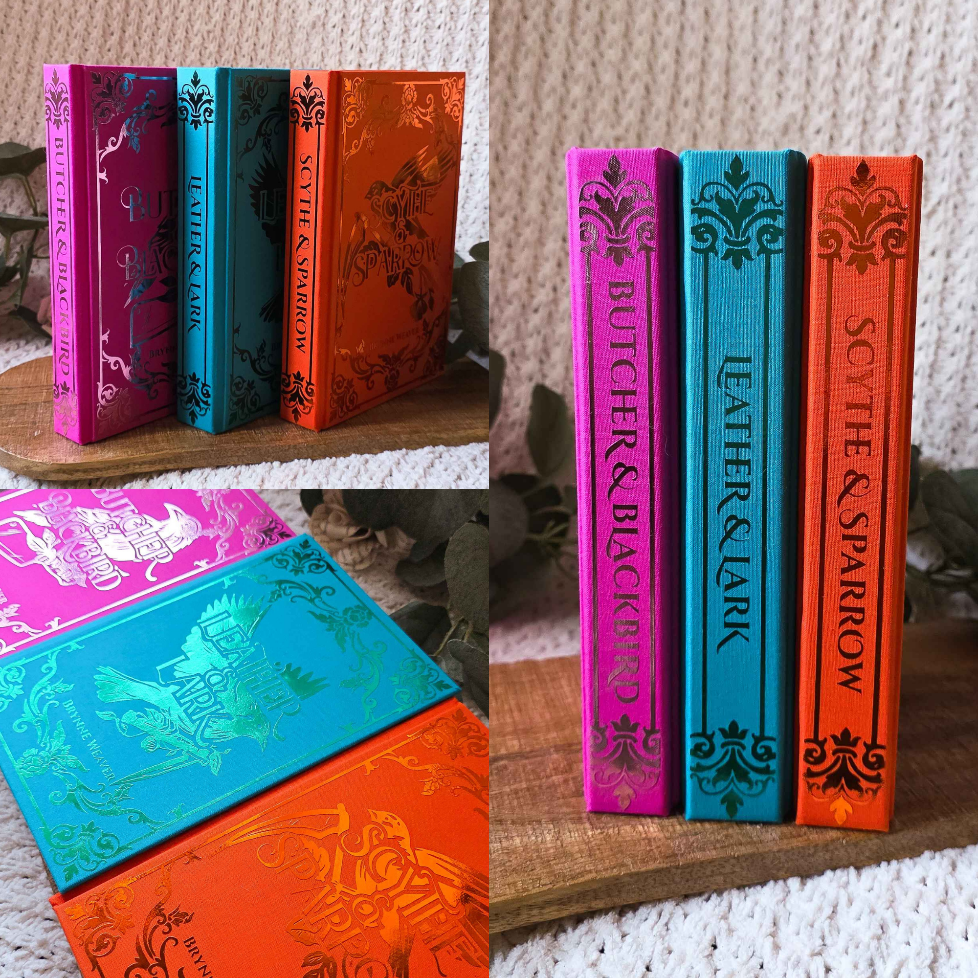 The Ruinous Love Trilogy | Butcher and Blackbird, Leather and Lark, Scythe and Sparrow by Brynne Weaver