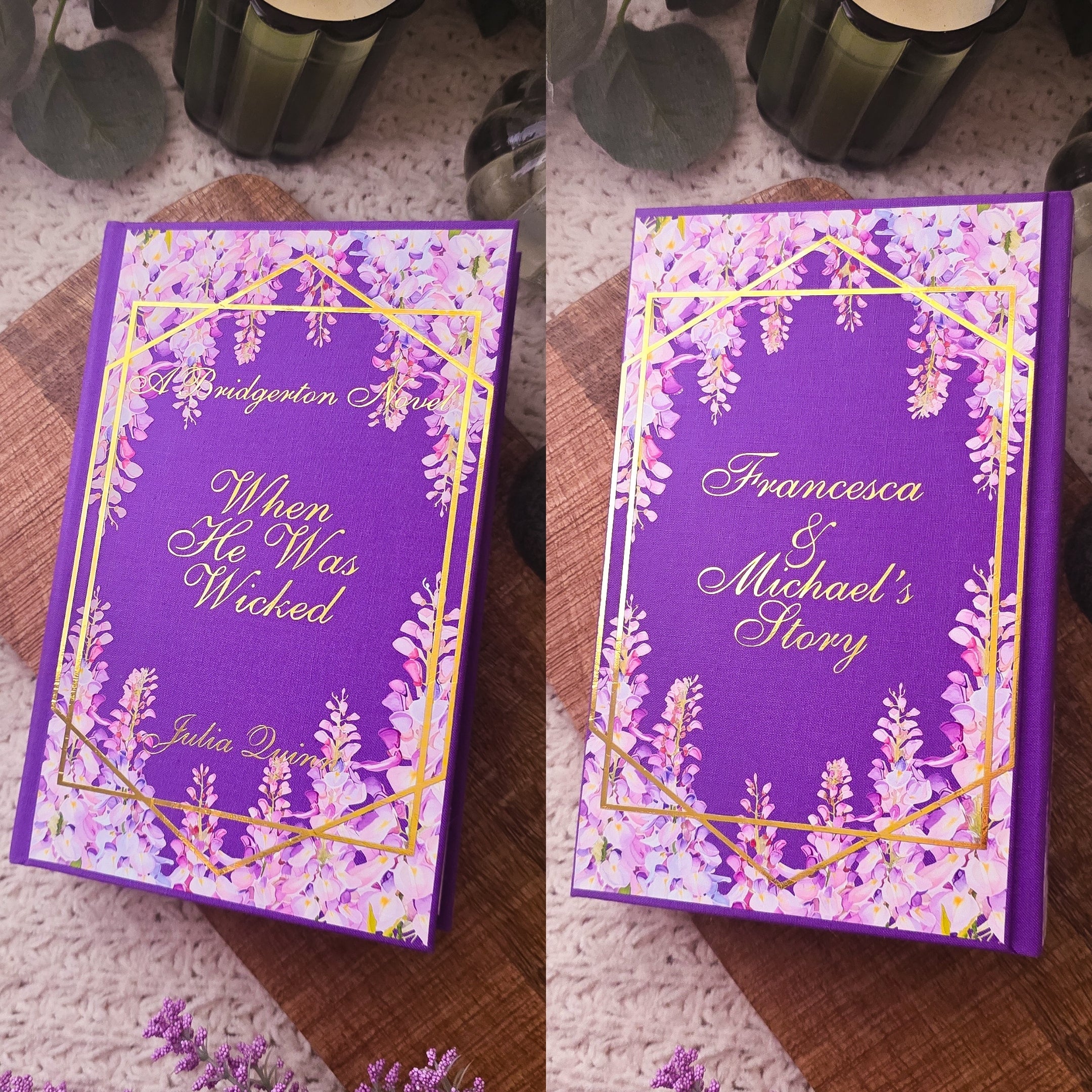 Floral Bridgerton Rebind | Bridgerton by Julia Quinn